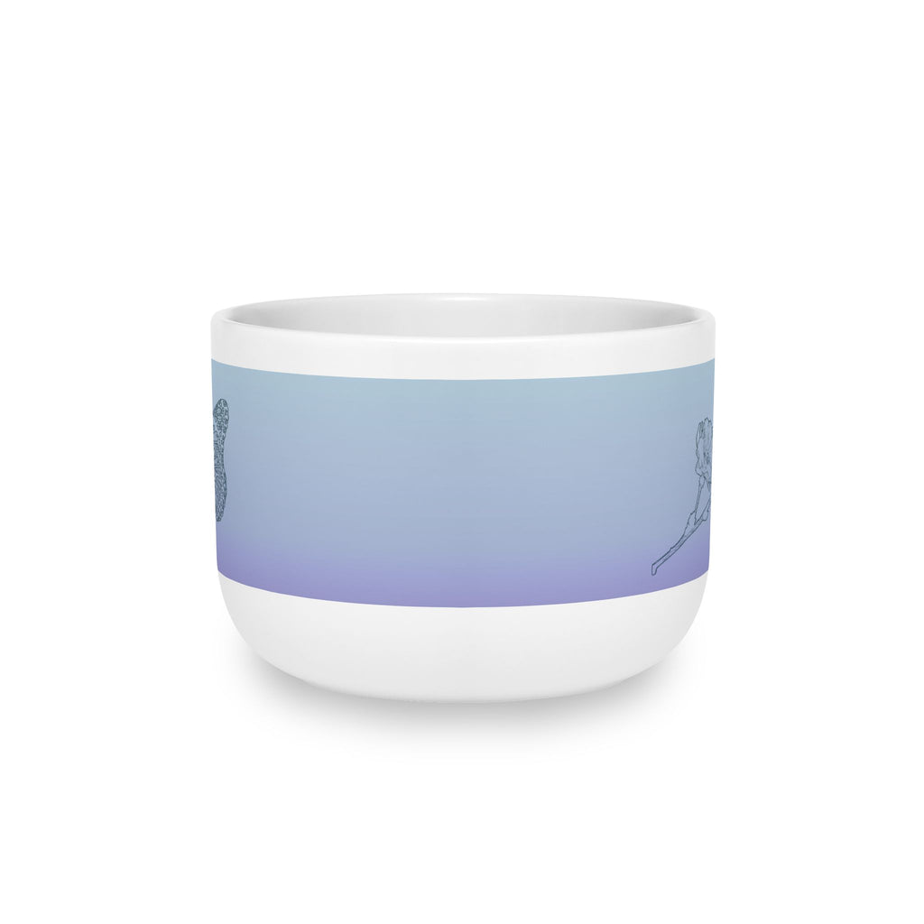 The Butterfly Effect Cone Latte Mug — 25oz Pastel Gradient Ceramic Cup