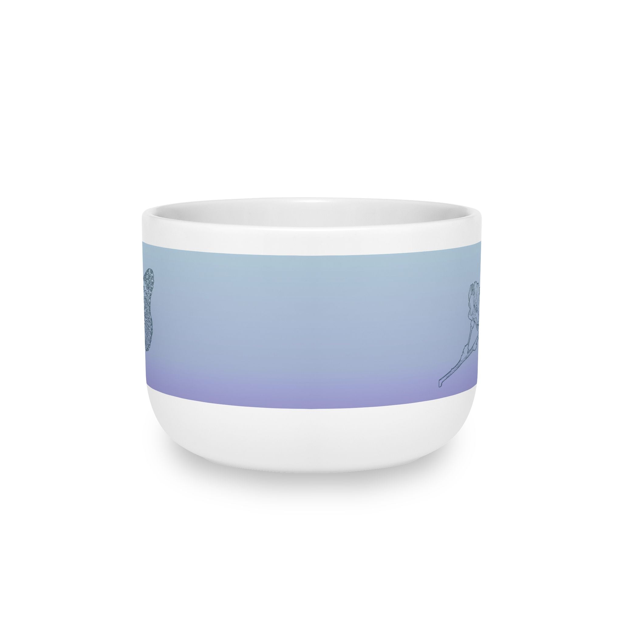 The Butterfly Effect Cone Latte Mug — 25oz Pastel Gradient Ceramic Cup
