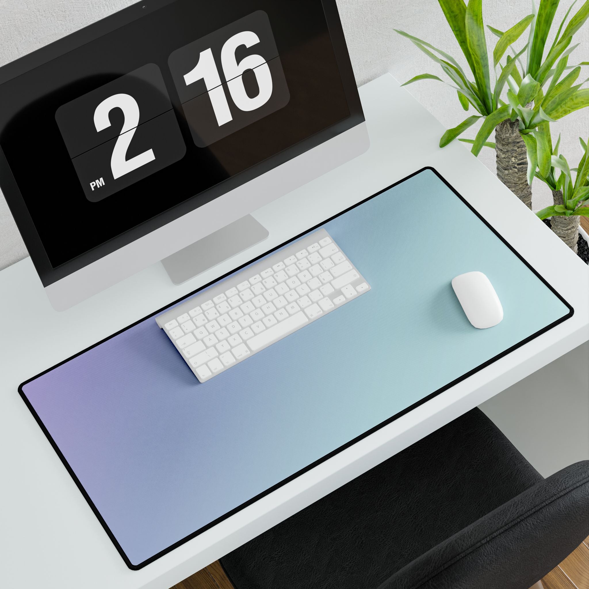 The Butterfly Effect Pastel Gradient Desk Mat – Large Gaming/Office Mouse Pad