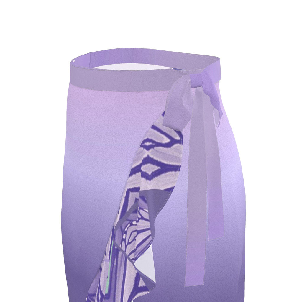 Lavender Wings Mountains Flounce Skirt