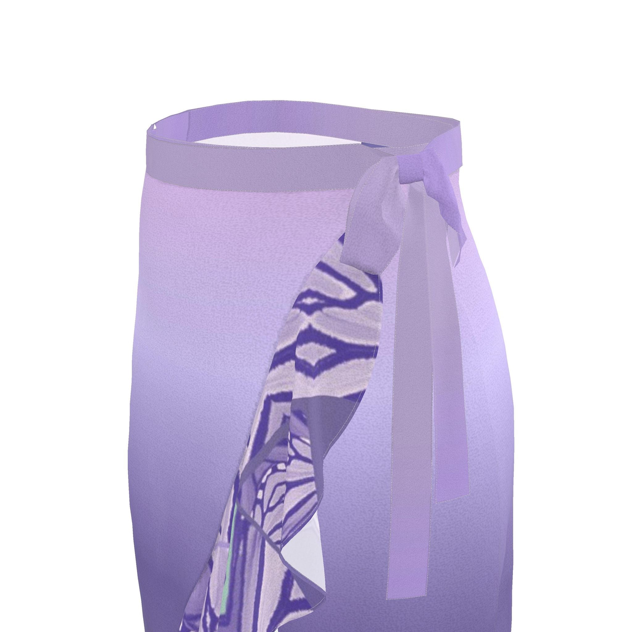 Lavender Wings Mountains Flounce Skirt