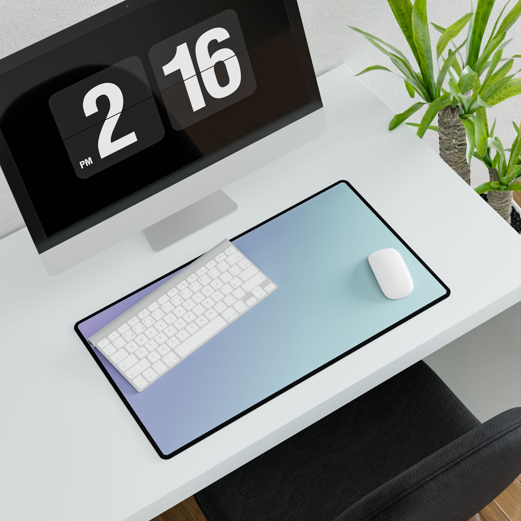 The Butterfly Effect Pastel Gradient Desk Mat – Large Gaming/Office Mouse Pad
