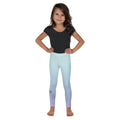 The Butterfly Effect kid's leggings – mint to lavender ombré girls' active leggings
