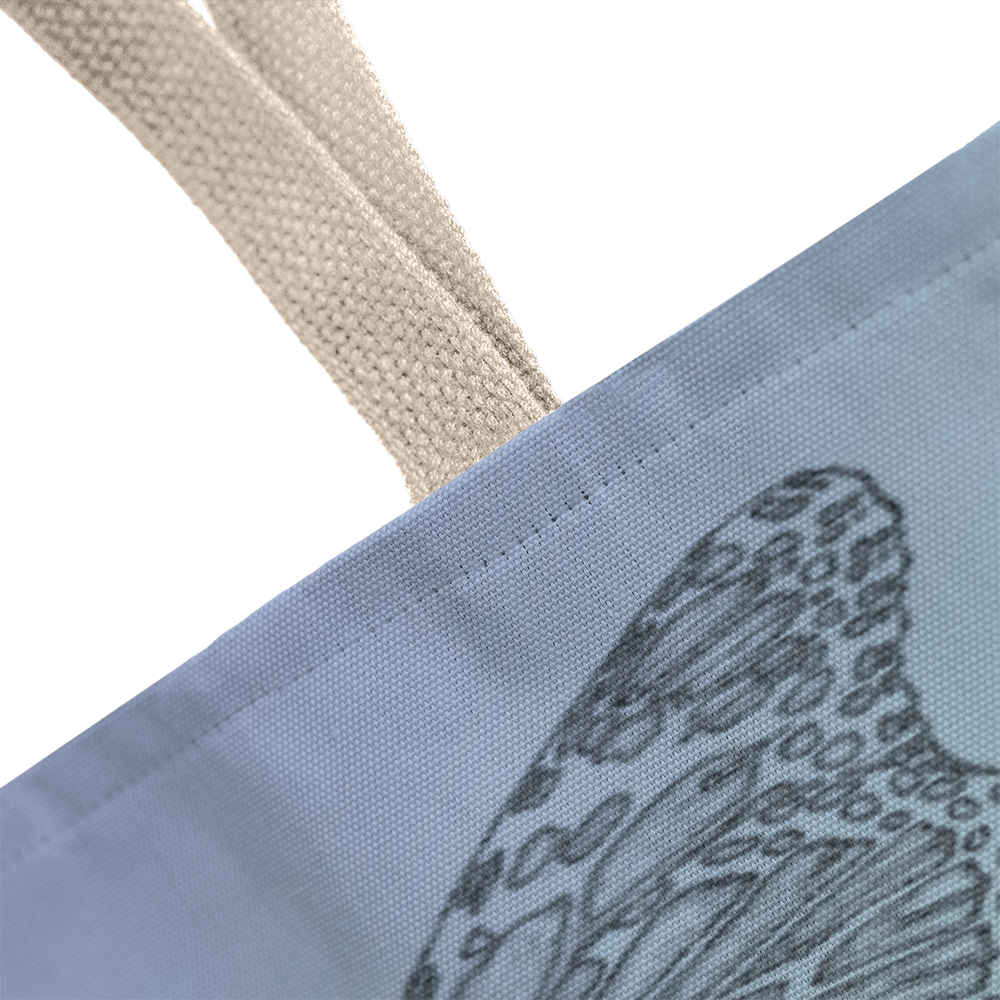 The Butterfly Effect classic tote bag – butterfly print canvas shoulder bag