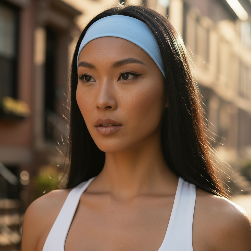 The Butterfly Effect women's athletic headband – moisture-wicking butterfly print
